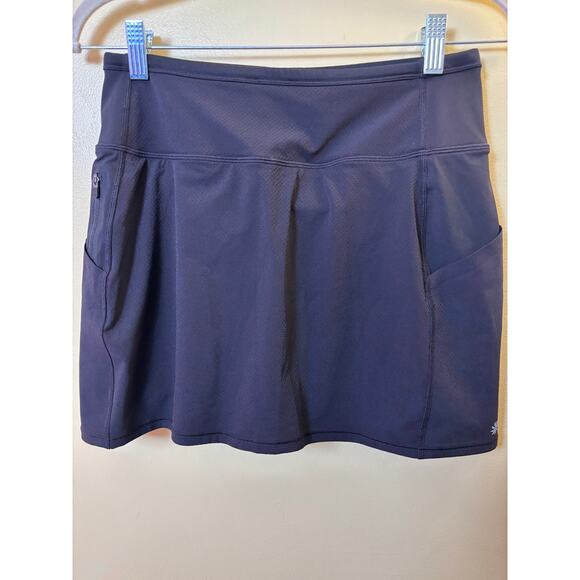 Athleta Action Skort in Dobby Black XS Built-in Shorts Pockets - $59 - Picture 1 of 6
